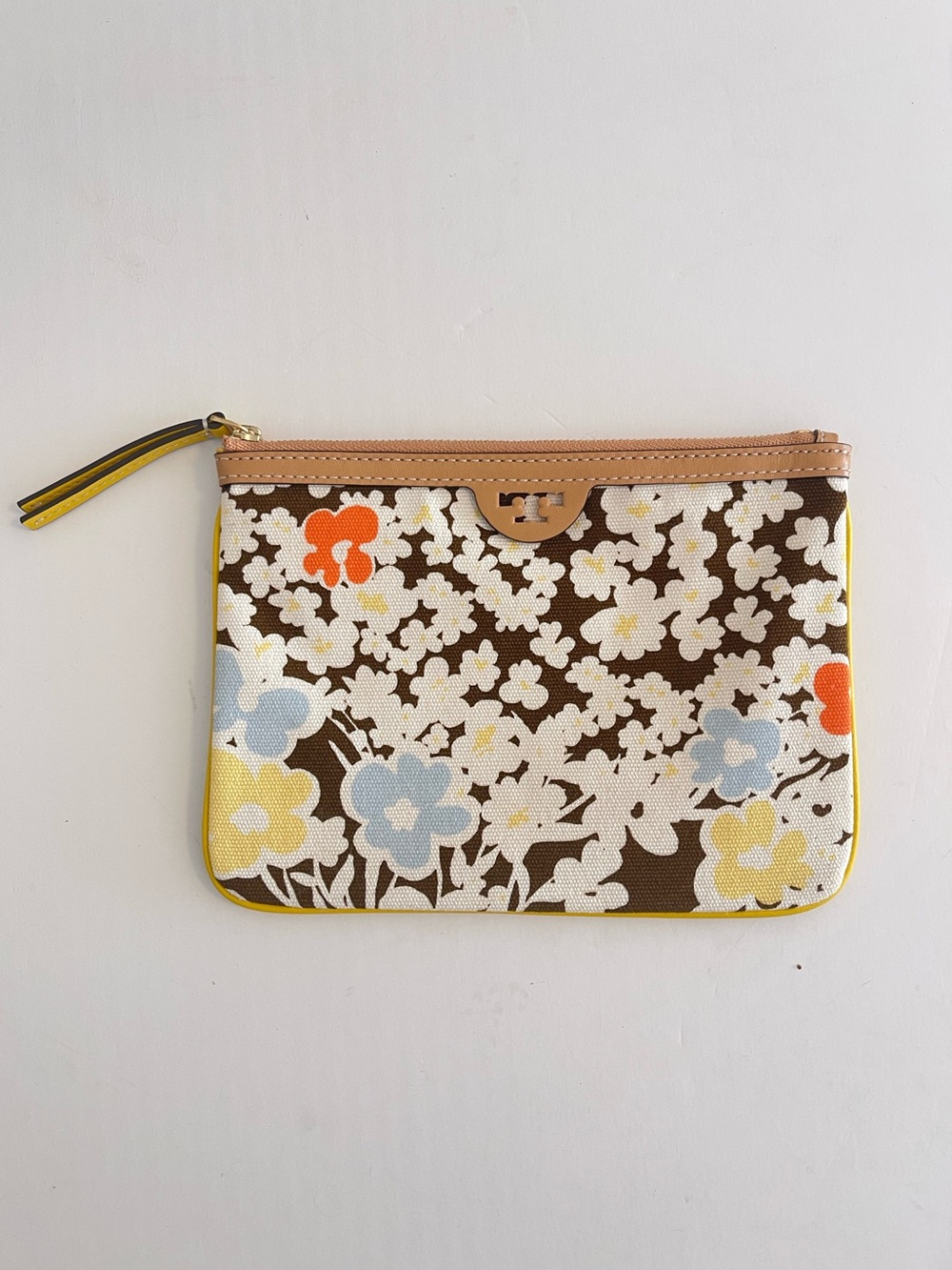 Tory Burch Reverie Floral Canvas Pouch